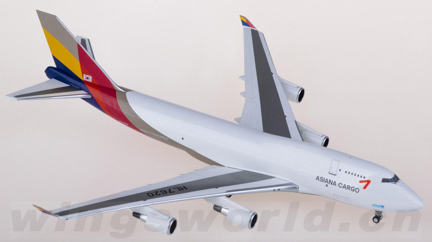 アシアナ航空 BOEING 747-400 1/200模型 ScaleModelStore.com :: JC Wings 1:200 - XX20125 - Asiana