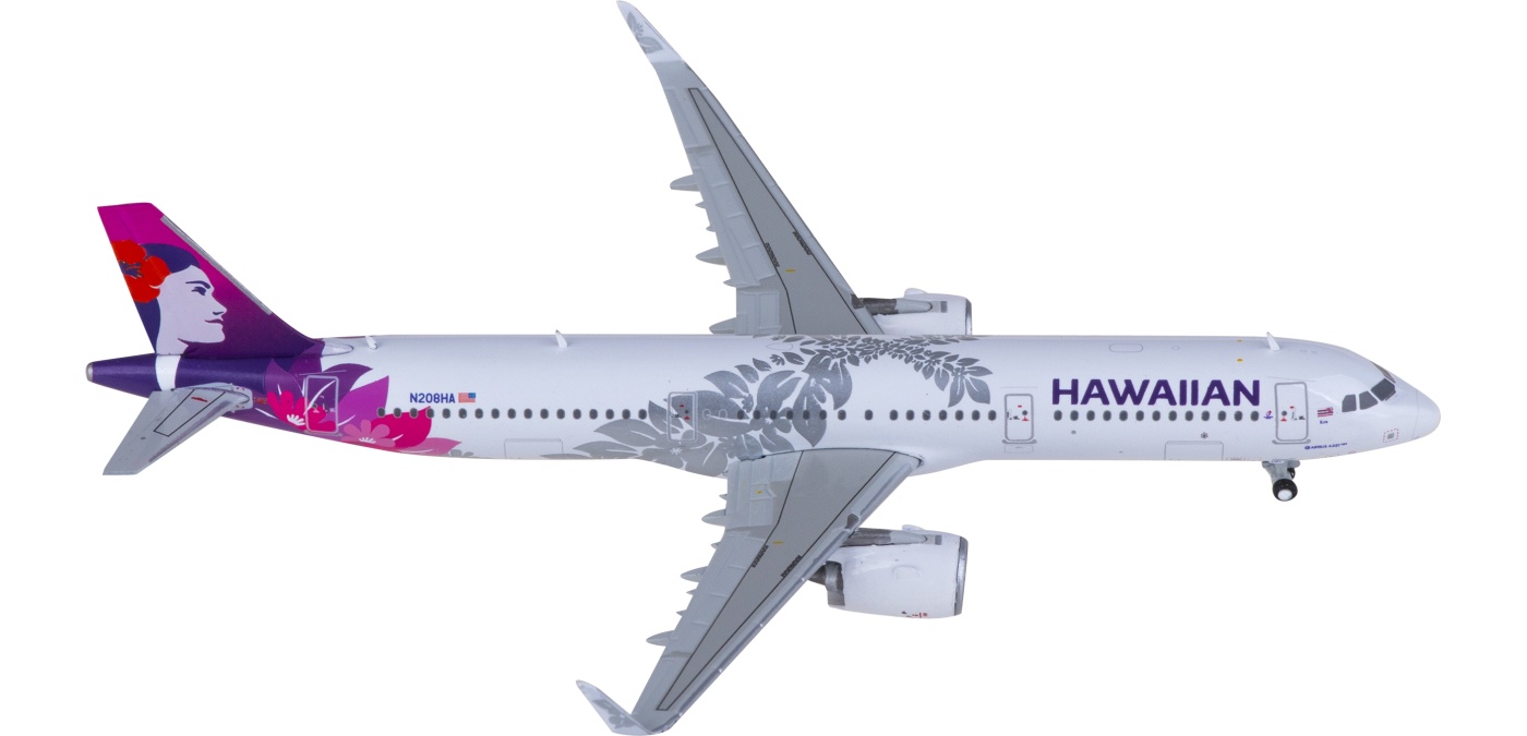 ☆新品未開封☆ ハワイアン航空 A321 エアバス Gemini GeminiJets Airbus A321neo Hawaiian N208HA 1:400 entdecken