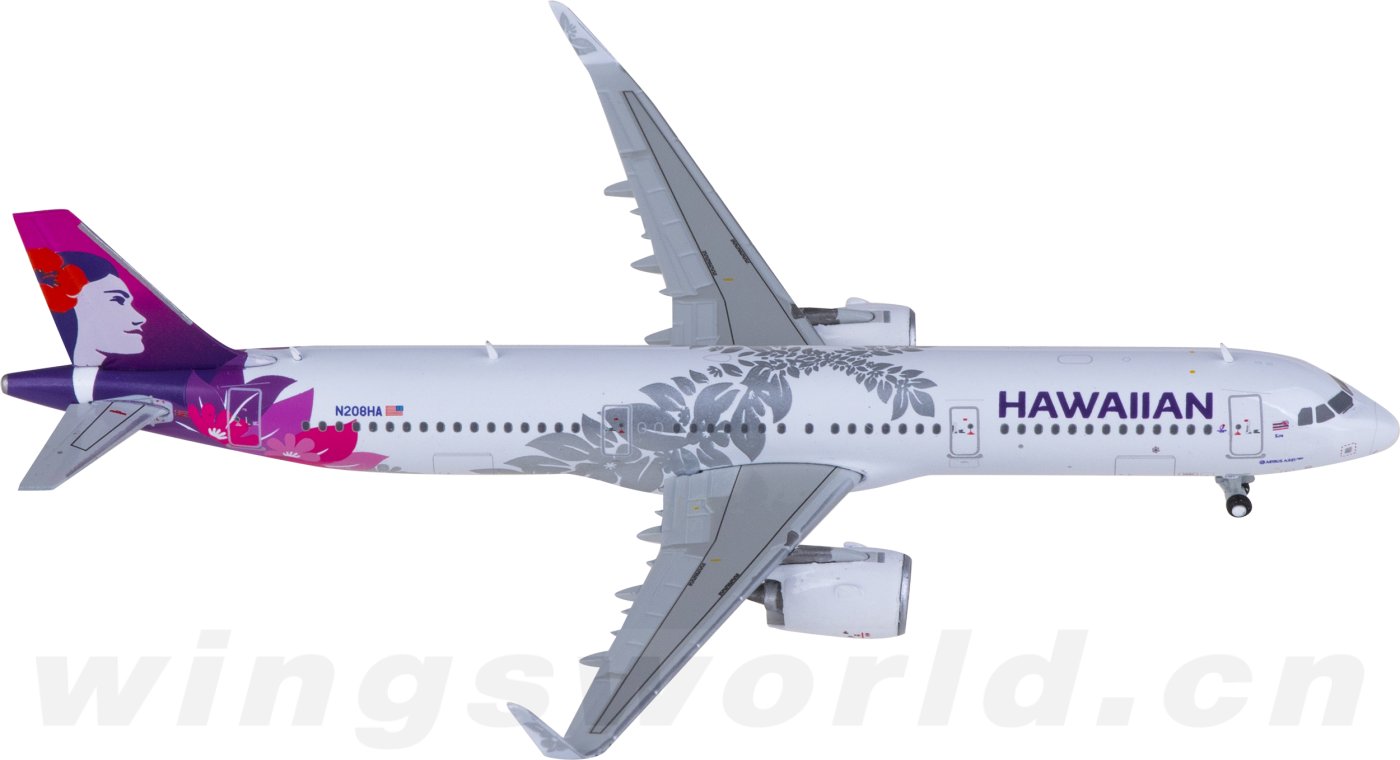 1:400 GeminiJets Hawaiian Airlines Airbus A321neo Diecast