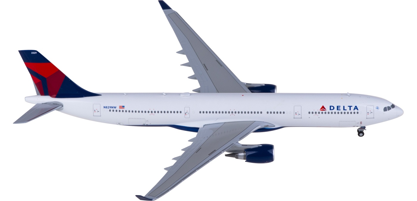 GJDAL2106 Delta Air Lines 达美航空Airbus A330-300 N829NW
