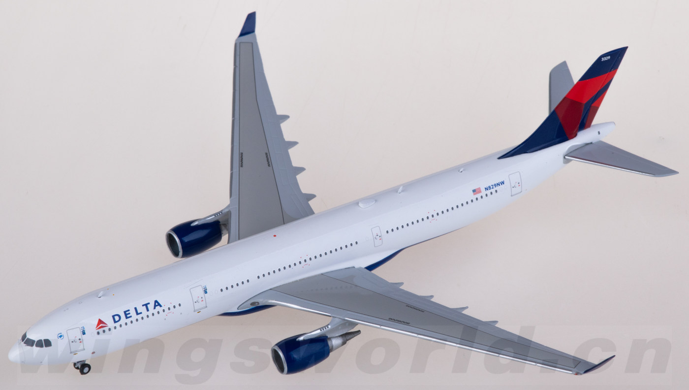 1/400 デルタ航空 A330-300 Gemini Jets GEMINI DELTA A330-300 1/400 REG#N829NW