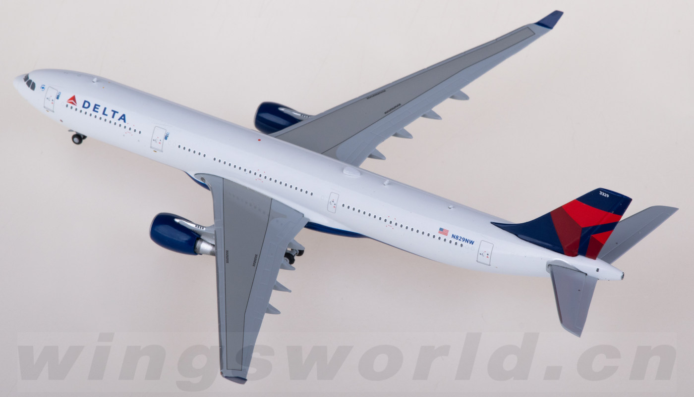 【未使用】Gemini Jets｜DELTA航空｜Airbus A330-900 GeminiJets Delta Airlines Airbus A330-900Neo Model Unboxing