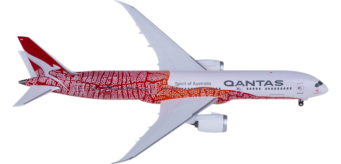 QFA020 Qantas Boeing 787-9 Dreamliner VH-ZND NGmodels 1:400 -飞机