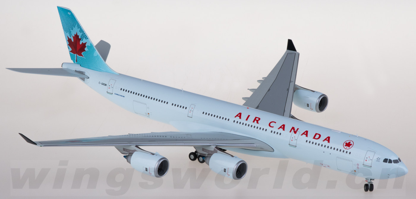 XX20212 Air Canada 加拿大航空Airbus A340-500 C-GKOM JC Wings