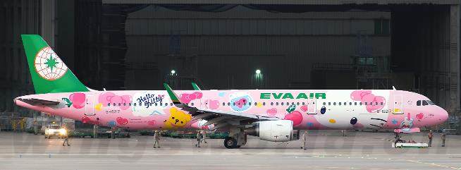 【新品】エアバス模型　EVA AIR Airbus A321 スケール1:200 Amazon | Inflight 1/200 完成品 エバー 航空 EVA Air A321-200