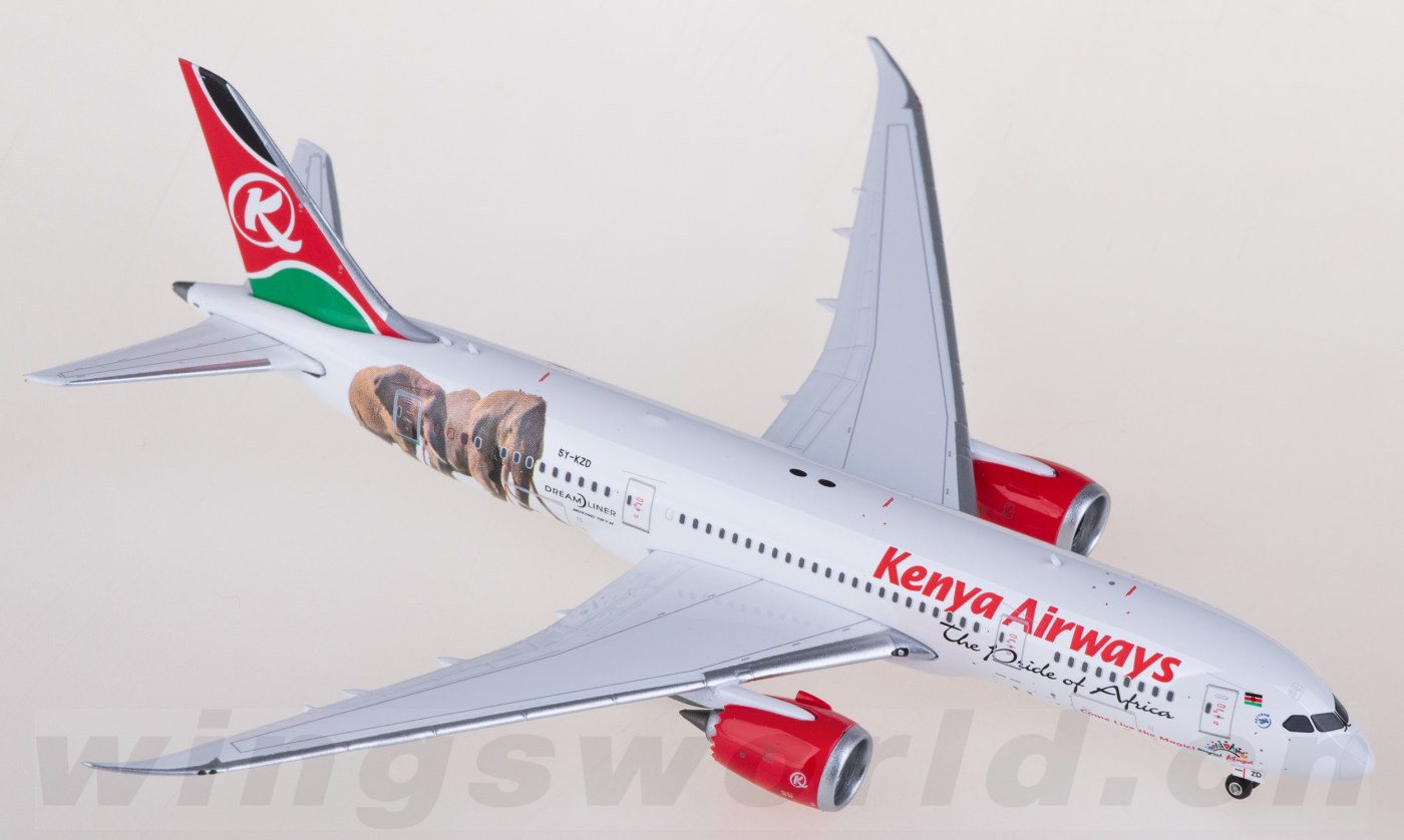 PH11950 Kenya Airways 肯尼亚航空Boeing 787-8 5Y-KZD Phoenix