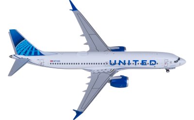 NGmodels 1:400 United Airlines Boeing 737 MAX 8 N17339