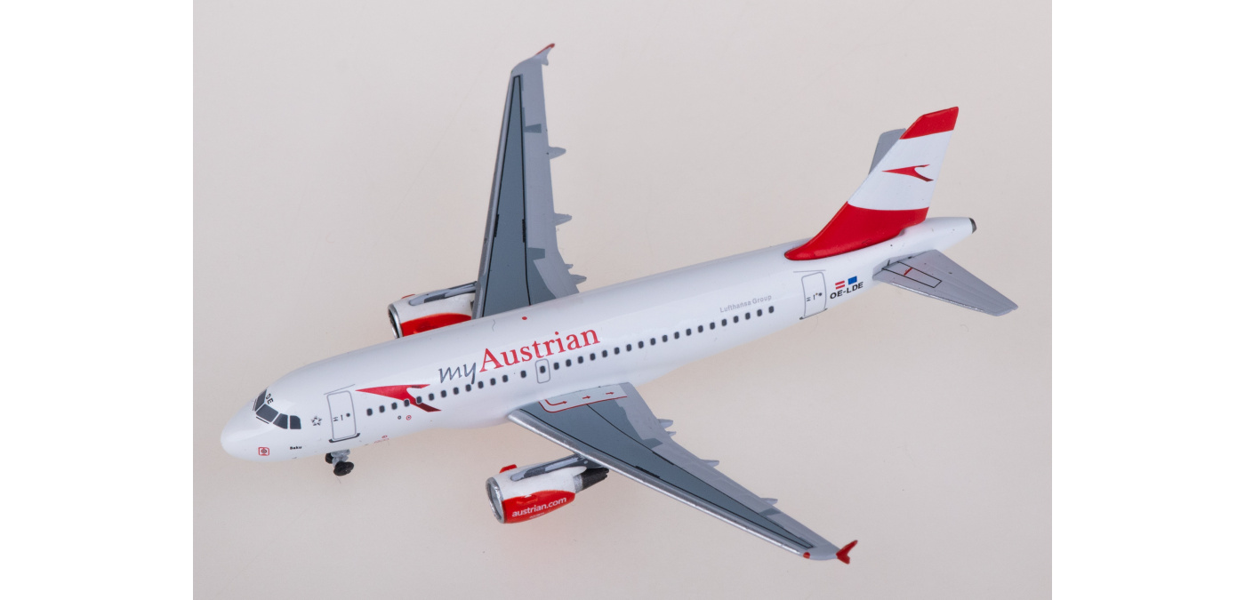 AC411344 Austrian Airlines Airbus A319 OE-LDE AeroClassics 1:400