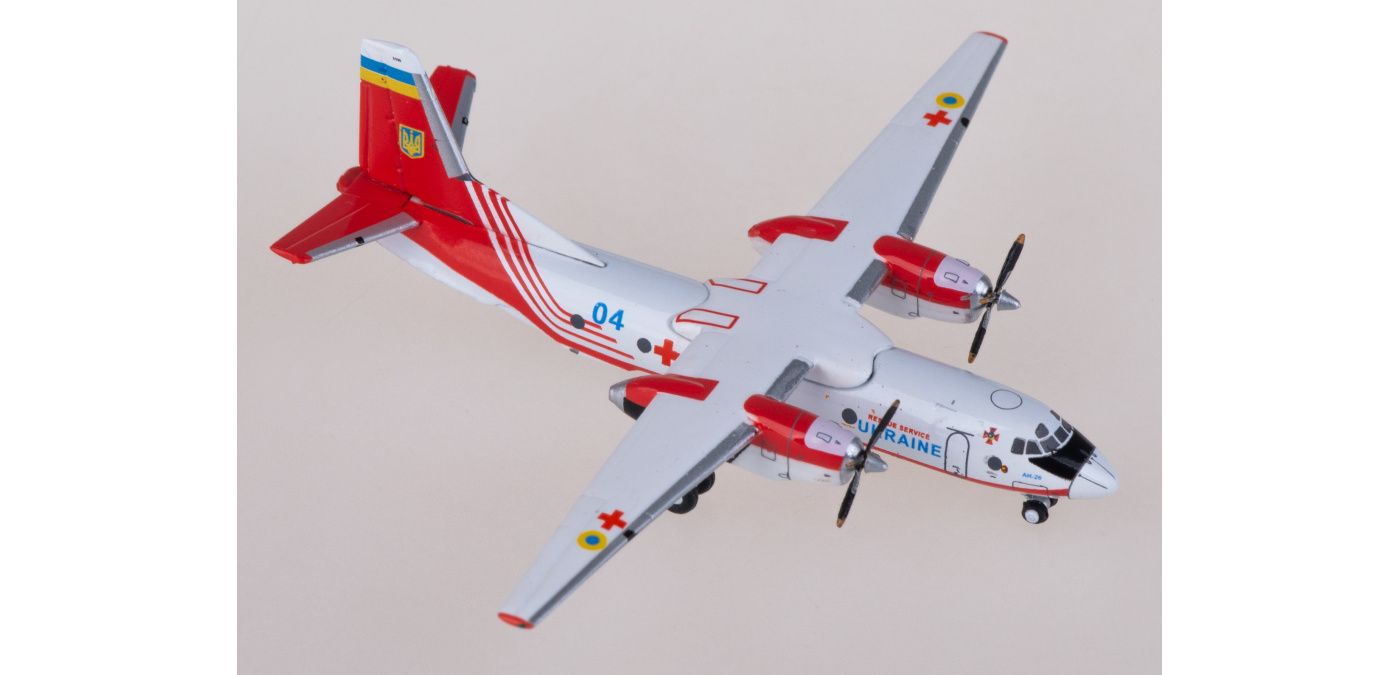 JC Wings 1:400 ウクライナ空軍 AN-26 救難機 JC Wings 1:400 ウクライナ空軍 AN-26 救難機 - メルカリ