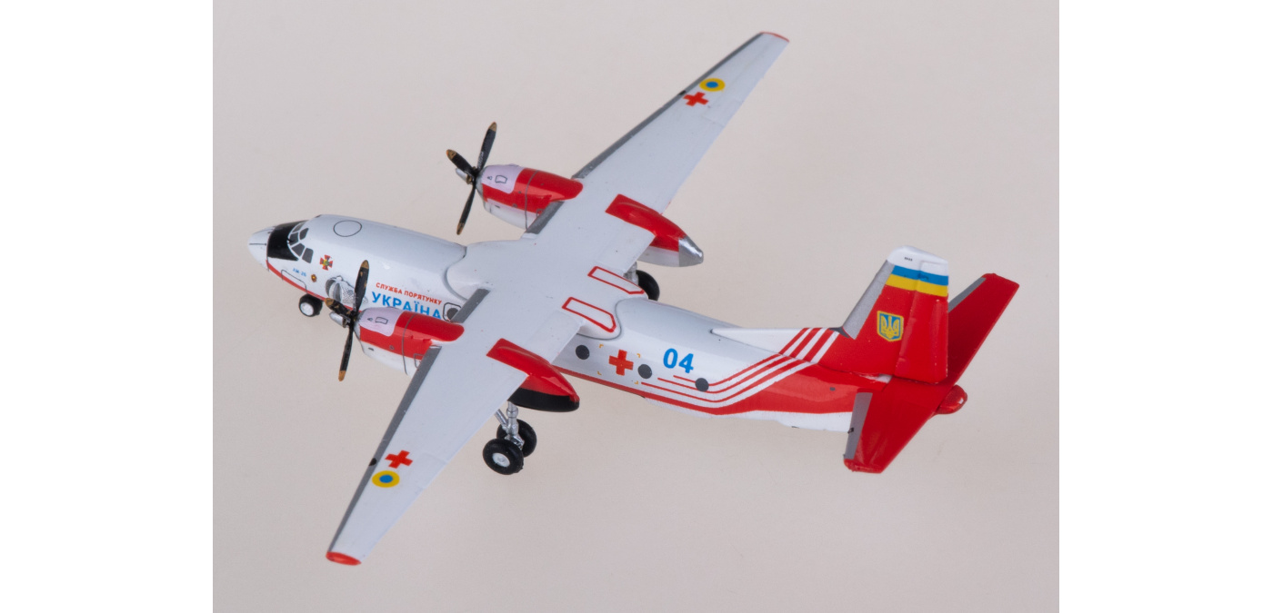 JC Wings 1:400 ウクライナ空軍 AN-26 救難機 ScaleModelStore.com :: JC Wings 1:400 - LH4327 - Ukraine Air