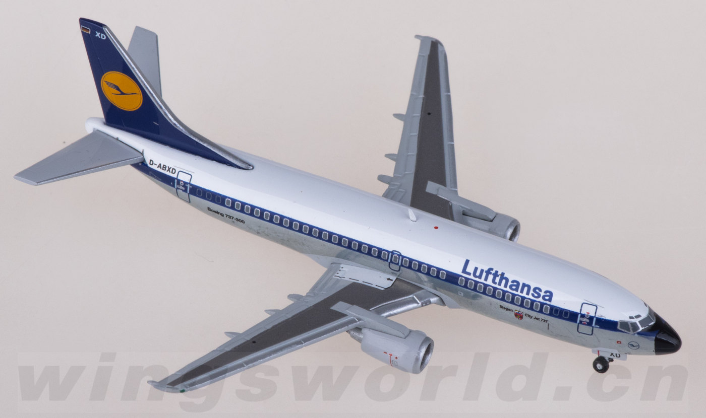 EW4733003 Lufthansa 汉莎航空Boeing 737-300 D-ABXD JC Wings 1