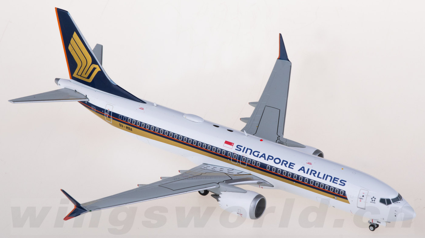 EW238M006 Singapore Airlines 新加坡航空Boeing 737 MAX 8 9V