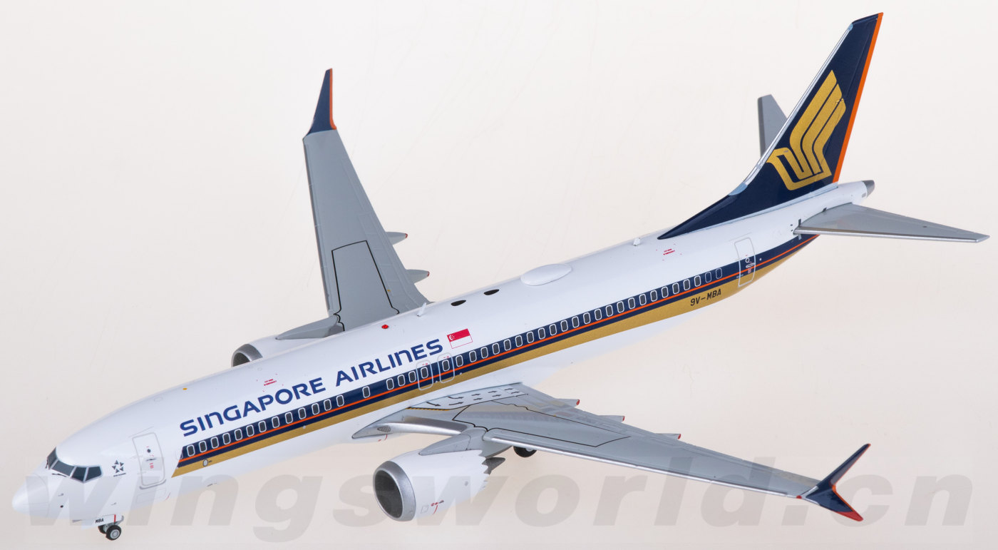 EW238M006 Singapore Airlines 新加坡航空Boeing 737 MAX 8 9V