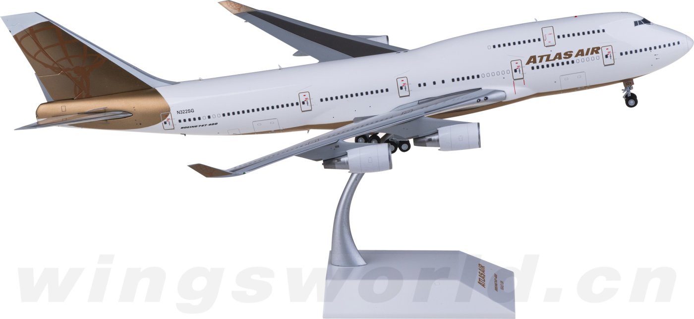 アトラス航空 747-400 N322SG 1/200 JC Wings Atlas Air Boeing 747-400 
