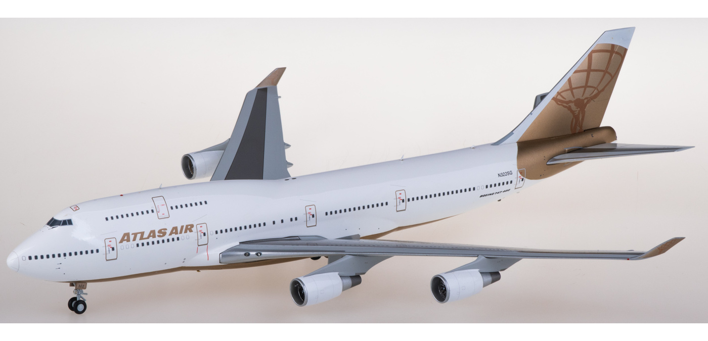 アトラス航空 747-400 N322SG 1/200 JC Wings Atlas Air Boeing 747-400 