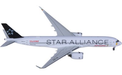 NGmodels 1:400 Ethiopian Airlines Airbus A350-900 ET-AYN Star Alliance