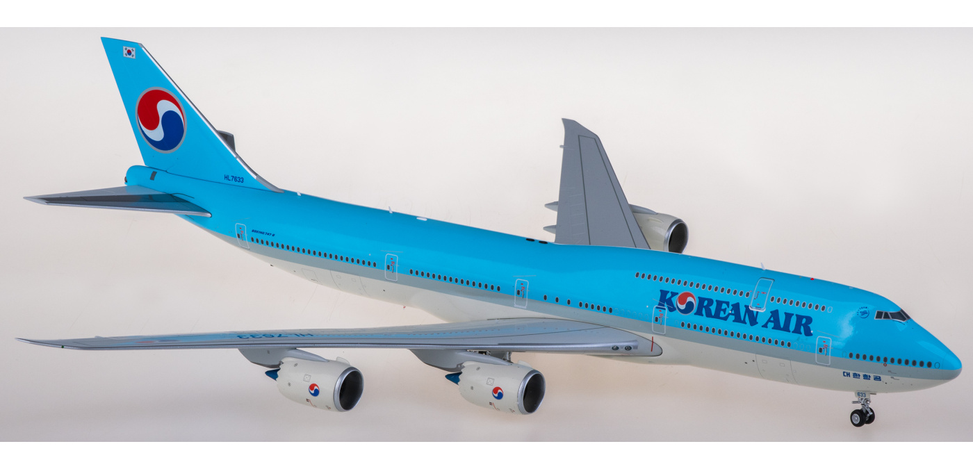 L2053 Korean Air 大韩航空Boeing 747-8 HL7633 SQ Wings 1:200