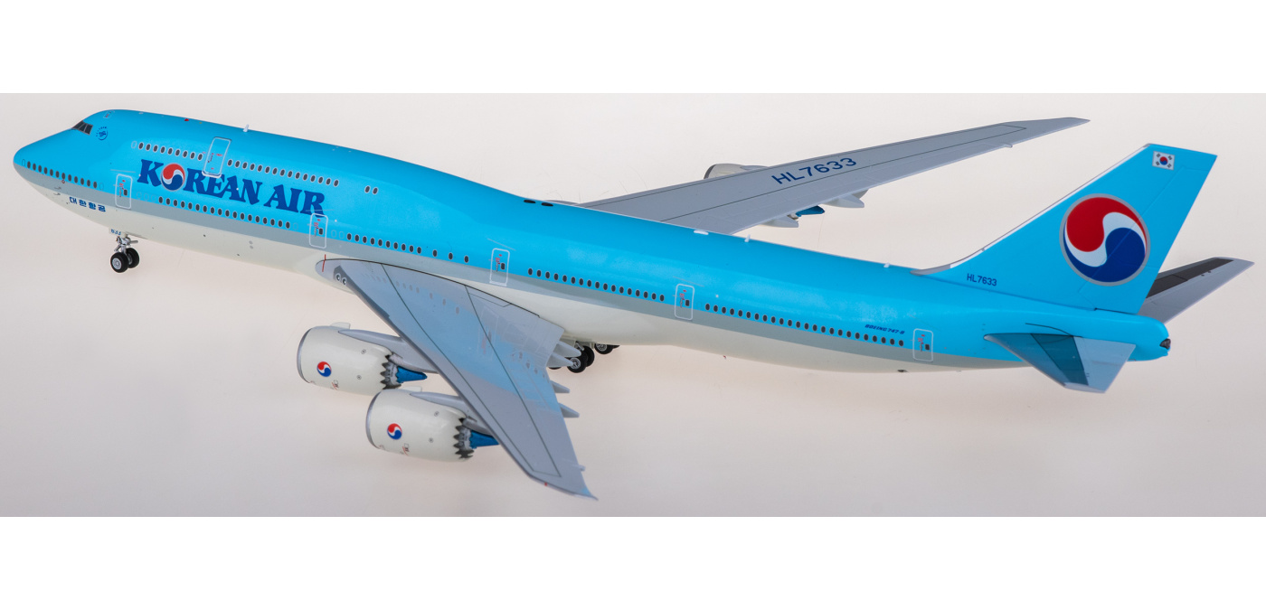 SQ Wings 1:200 大韓航空 ボーイング 747-8 HL7633 SQ Wings 1:200 Korean Air Boeing B747-8 Diecast Aircraft JET