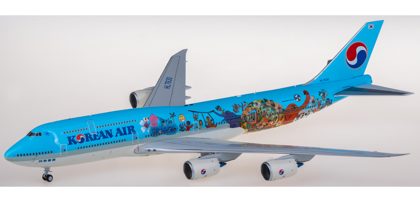 SQ Wings 1:200 大韓航空 B747-8I HL7638 SQ Wings Korean Air Boeing 747-8 HL7633 L2053 Scale 1:200