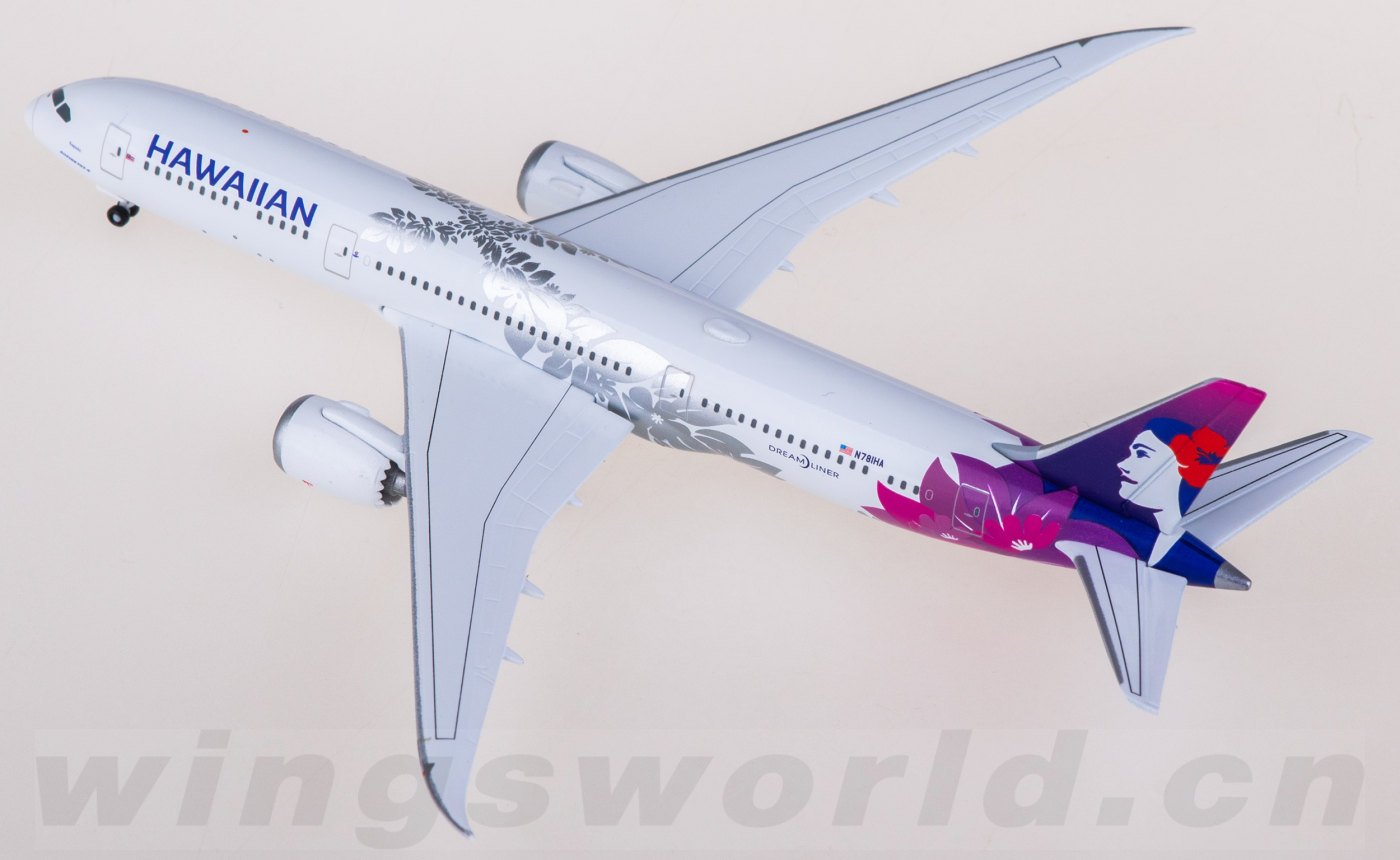 1/500 herpa ハワイアン航空Hawaiian B787-9 Herpa Wings Hawaiian Airlines Boeing 787-9 Dreamliner N781HA