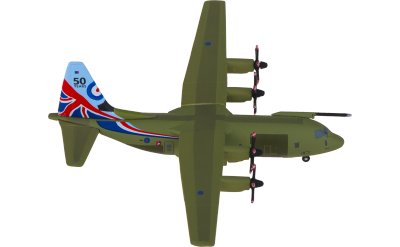 Herpa 1:500 RAF Lockheed C-130J Super Hercules ZH883