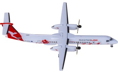 Herpa 1:500 Qantas Bombardier Dash 8 Q400 VH-QOW