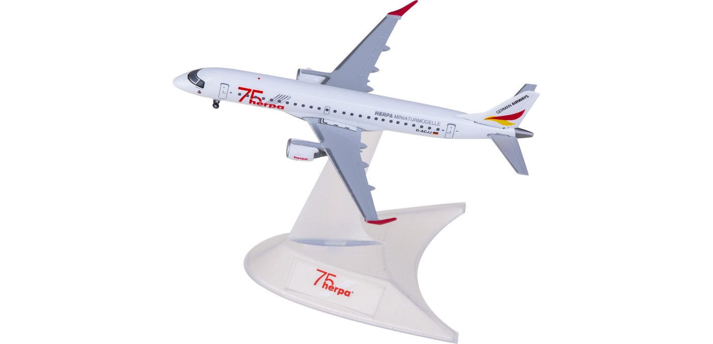 【期間限定】 537940 German Airways Embraer ERJ-190 D-ACJJ Herpa 1:500 航空機・ヘリコプター