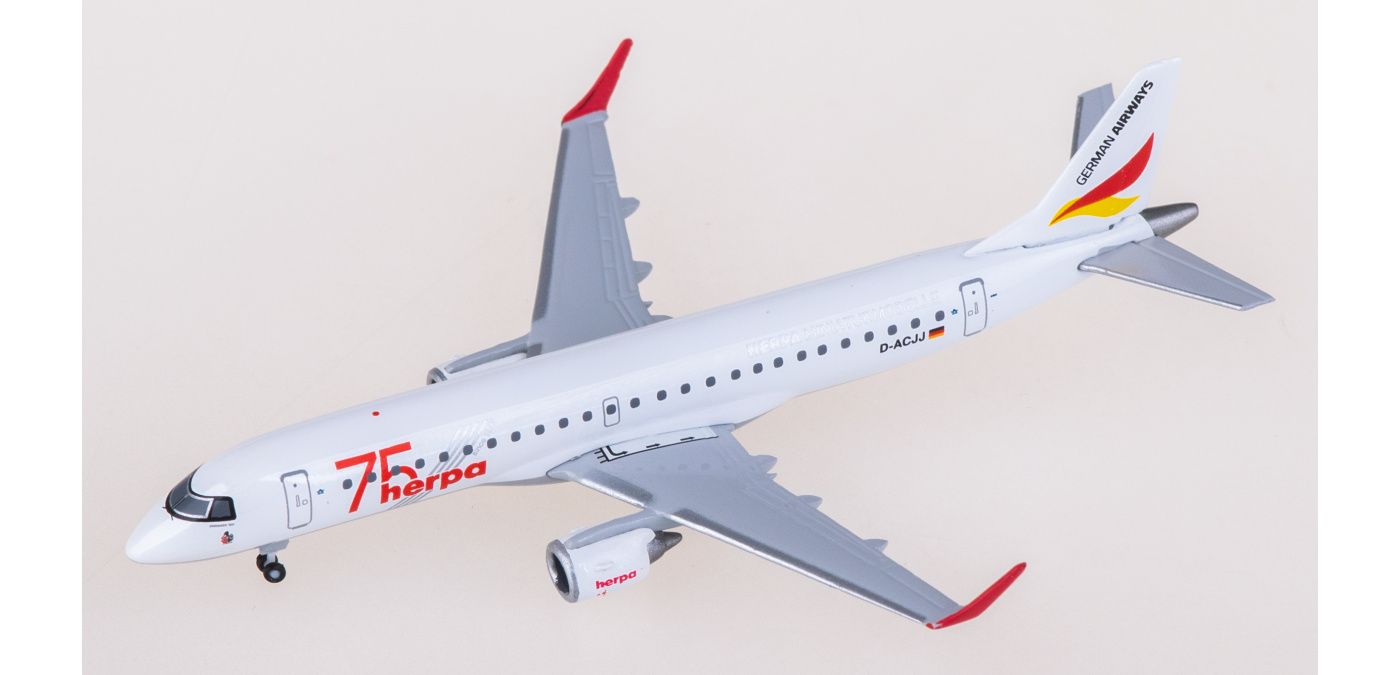 537940 German Airways Embraer ERJ-190 D-ACJJ Herpa 1:500