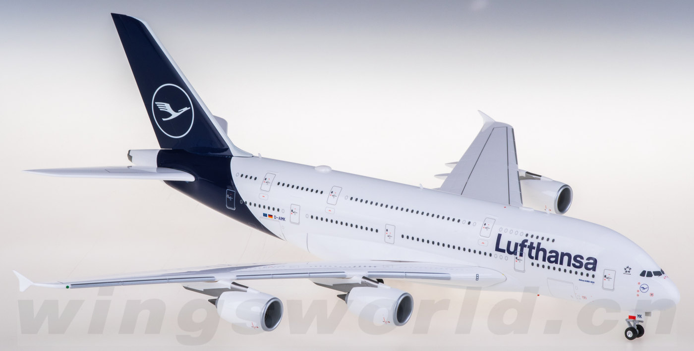 559645-001 Lufthansa 汉莎航空Airbus A380 D-AIMK Herpa 1:200