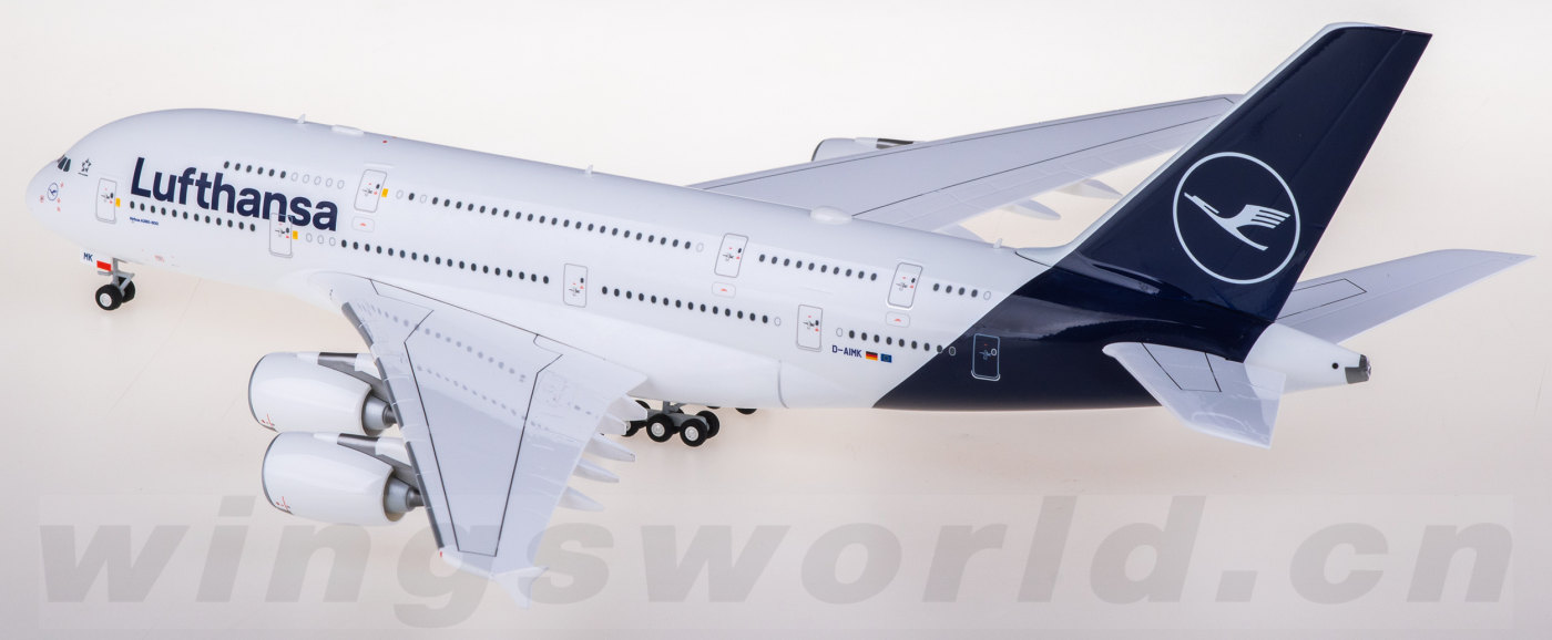 559645-001 Lufthansa 汉莎航空Airbus A380 D-AIMK Herpa 1:200