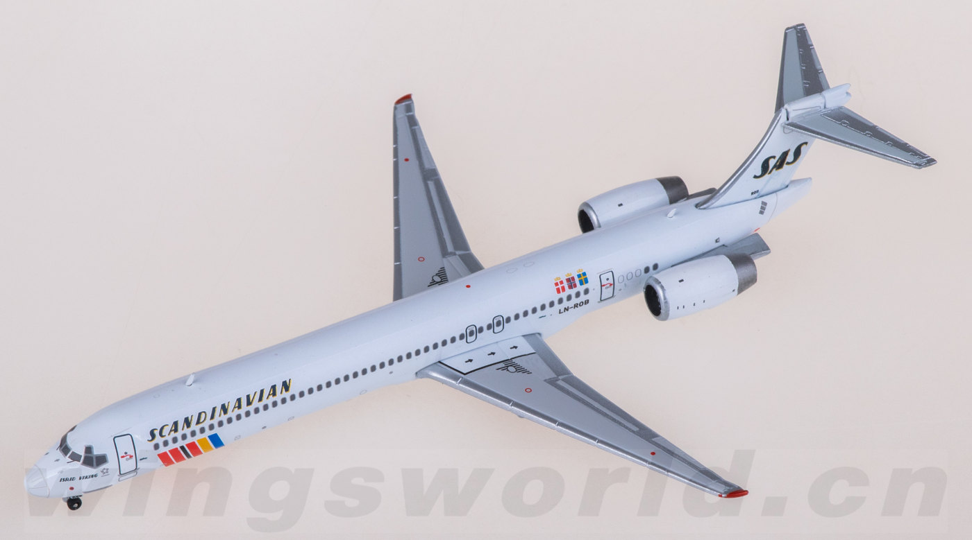 JCwings スカンジナビア航空 MD-90　LN-ROB 1/400 JC Wings LH4394 McDonnell Douglas MD90 SAS Scandinavian Airlines