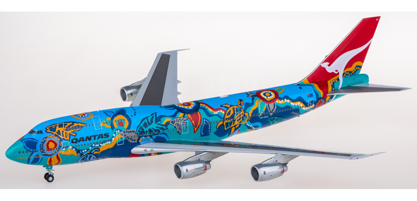 XX20374 Qantas 澳洲航空Boeing 747-300 VH-EBU JC Wings 1:200 -飞机