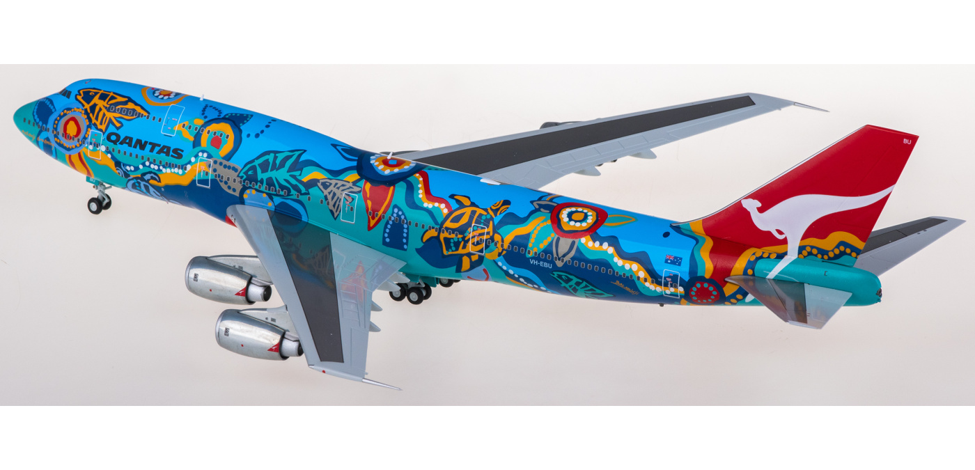 XX20374 Qantas 澳洲航空 Boeing 747-300 VH-EBU JC Wings 1:200 -飞机