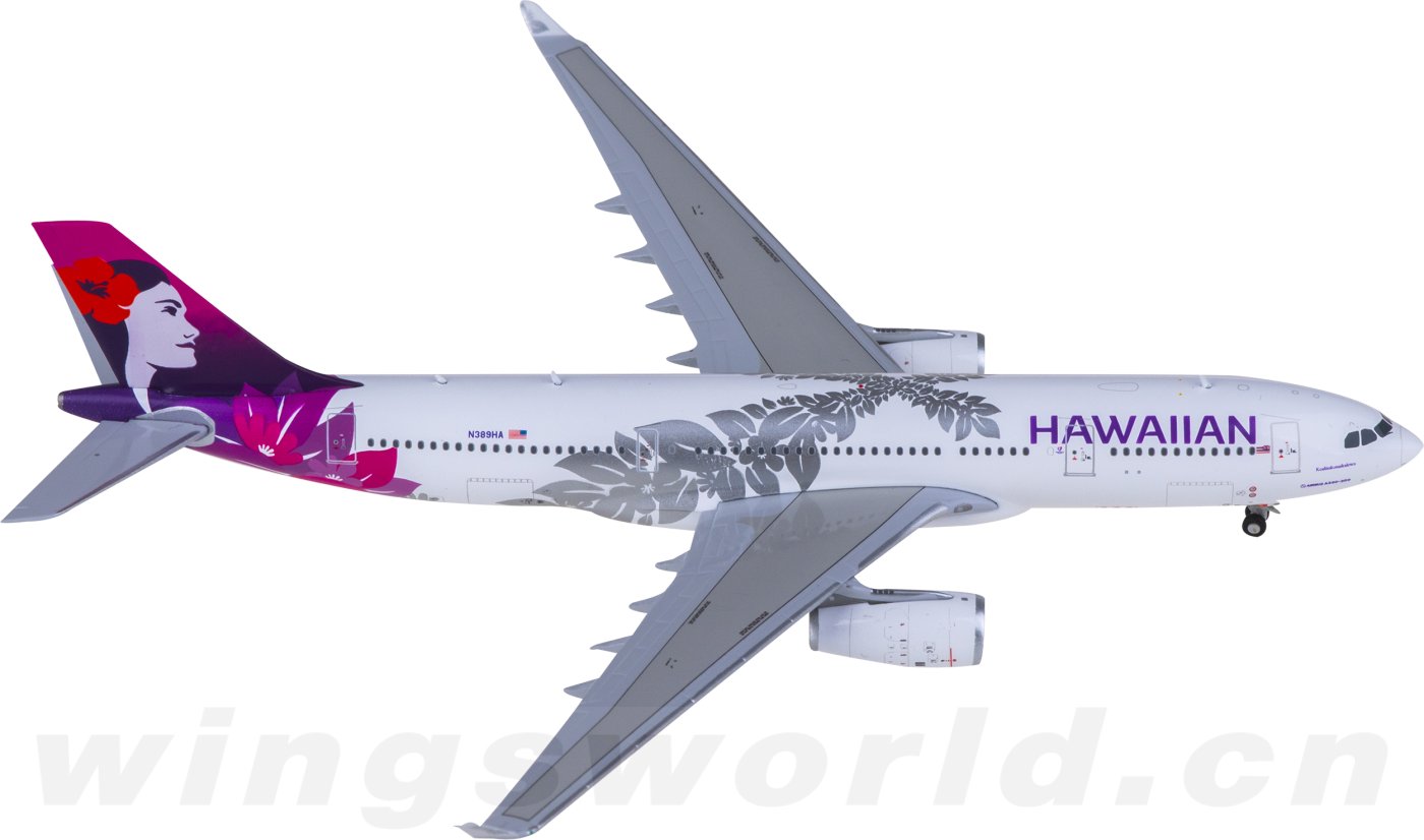 HAWAIIAN ハワイアン航空 A330-200 Gemini 1/400 RARE Gemini Jets 1:400 Hawaiian Airbus A330-200 GJHAL1028