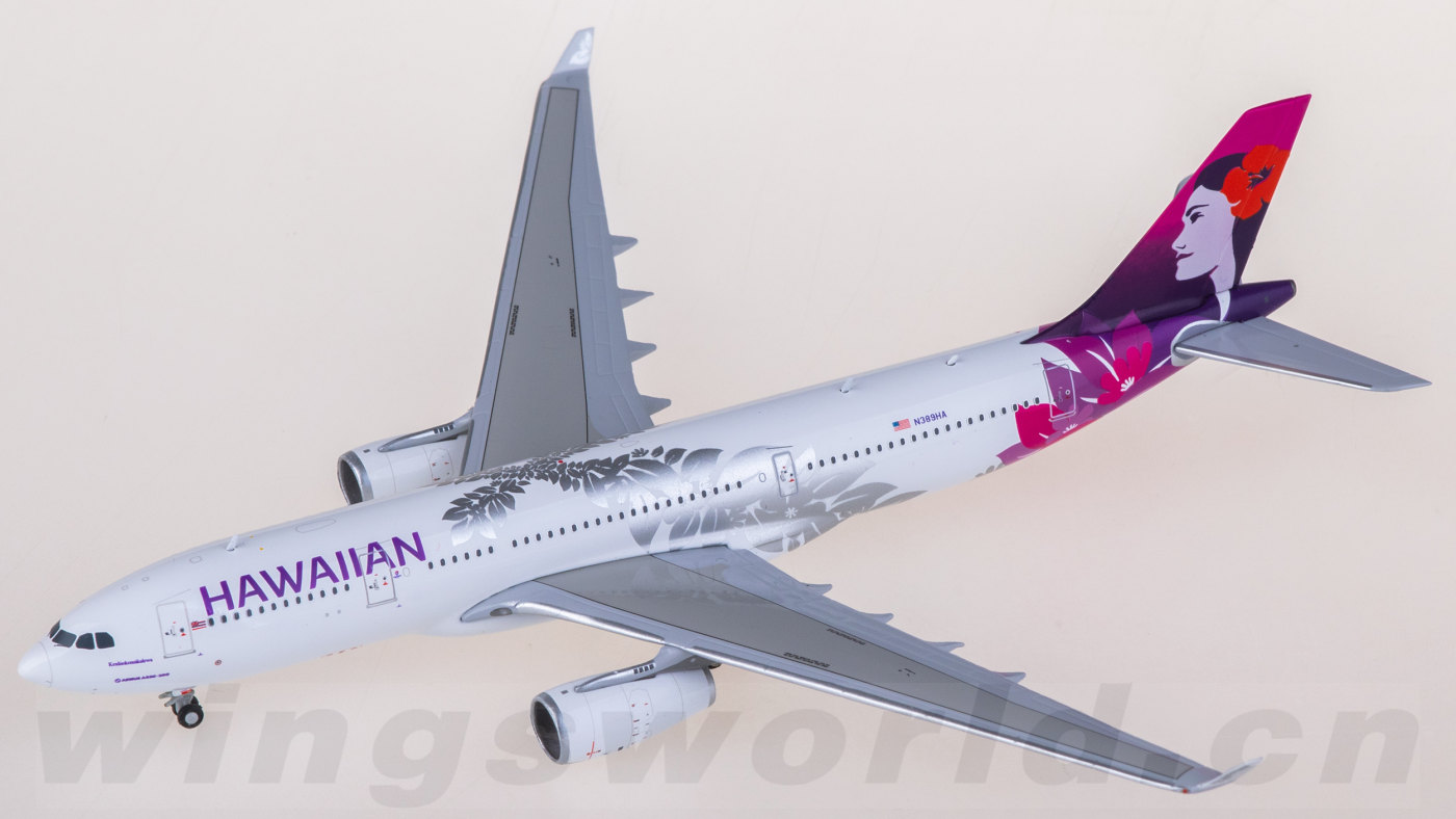 GJHAL2298 Hawaiian Airlines 夏威夷航空Airbus A330-200 N389HA