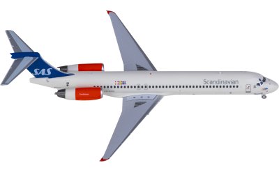 NGmodels 1:400 SAS 北欧航空 McDonnell Douglas MD-87 LN-RMU