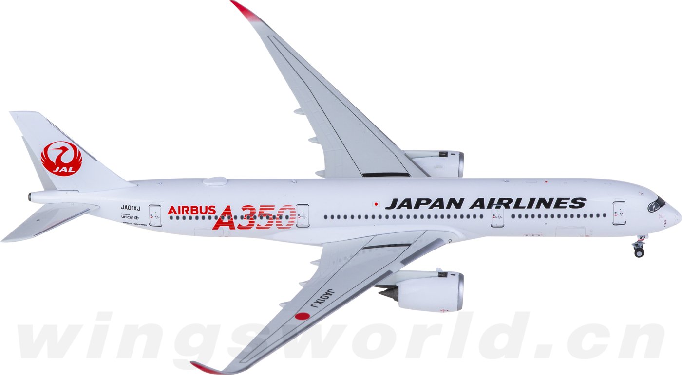 NG39095 Japan Airlines Airbus A350-900 JA01XJ NGmodels 1:400 -飞机