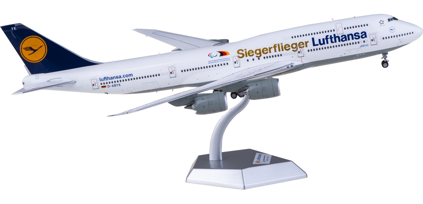 L2087 Lufthansa 汉莎航空Boeing 747-8 D-ABYK SQ Wings 1:200 -飞机