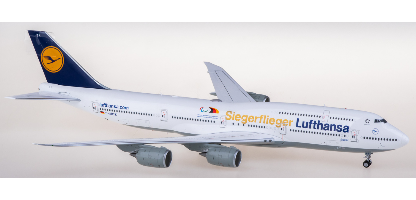 L2087 Lufthansa 汉莎航空Boeing 747-8 D-ABYK SQ Wings 1:200