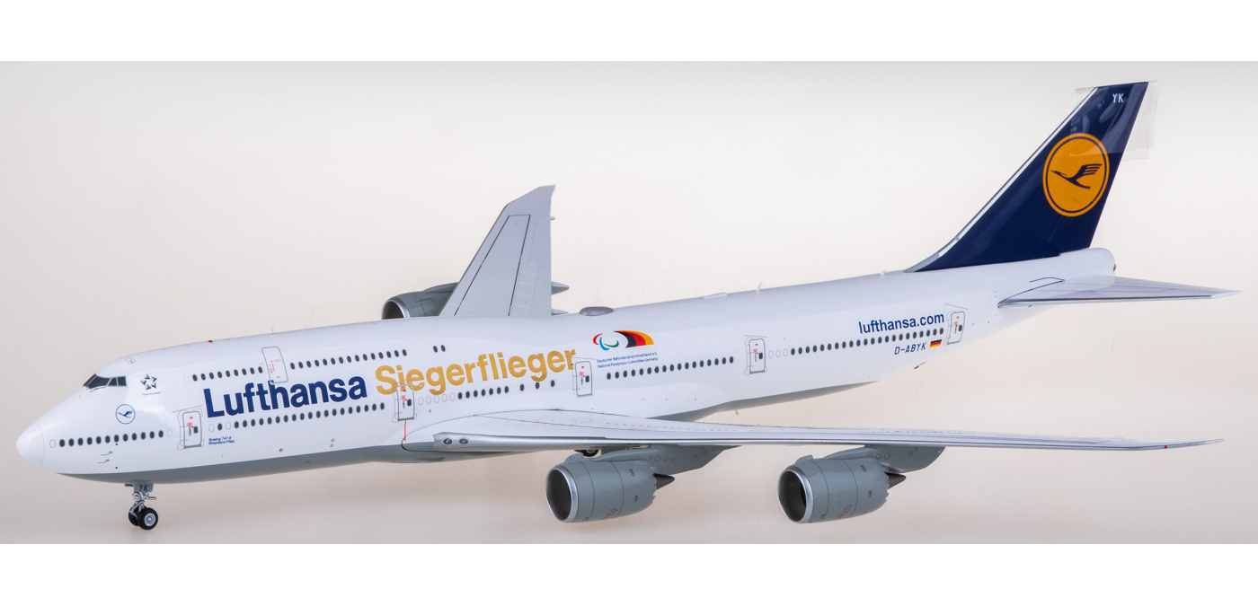 L2087 Lufthansa 汉莎航空Boeing 747-8 D-ABYK SQ Wings 1:200 -飞机