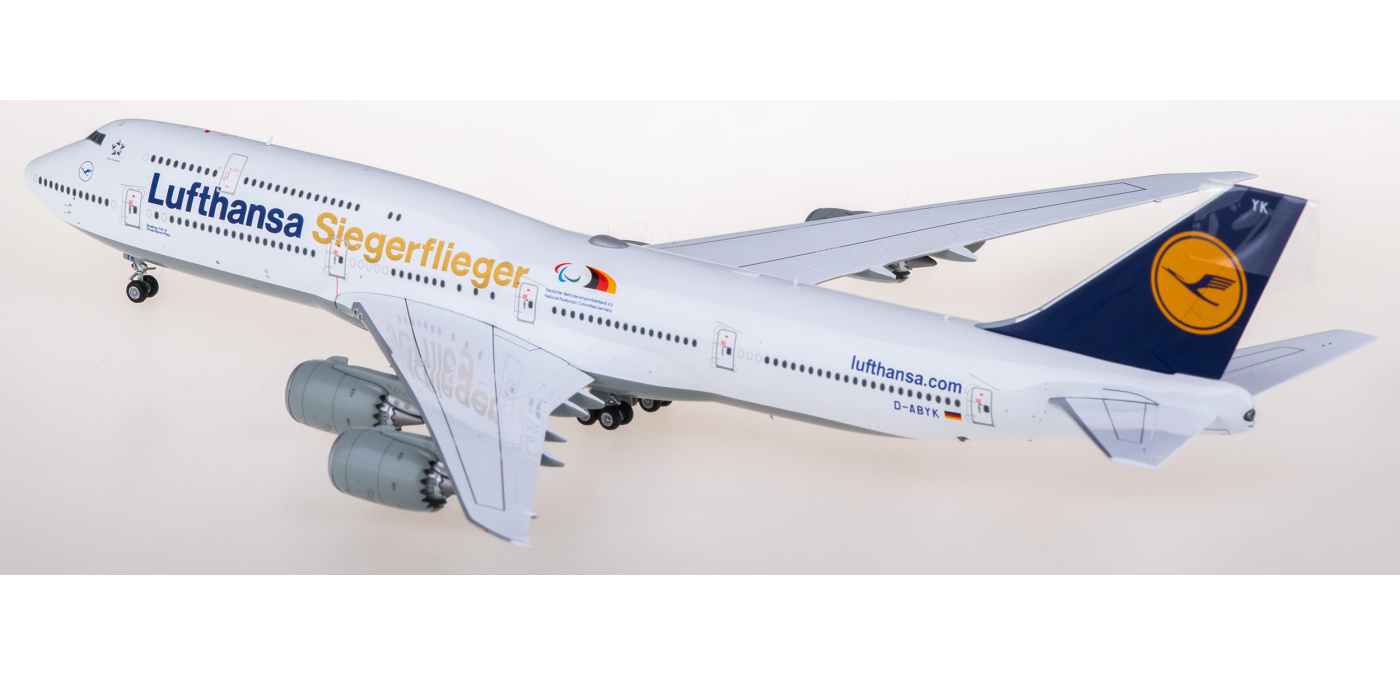 L2087 Lufthansa 汉莎航空Boeing 747-8 D-ABYK SQ Wings 1:200