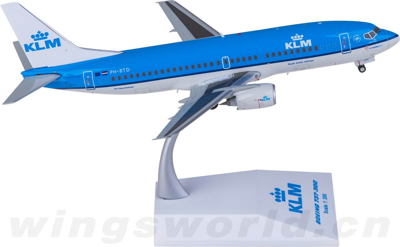 XX20357 KLM Boeing 737-300 PH-BTD JC Wings 1:200 -飞机模型世界