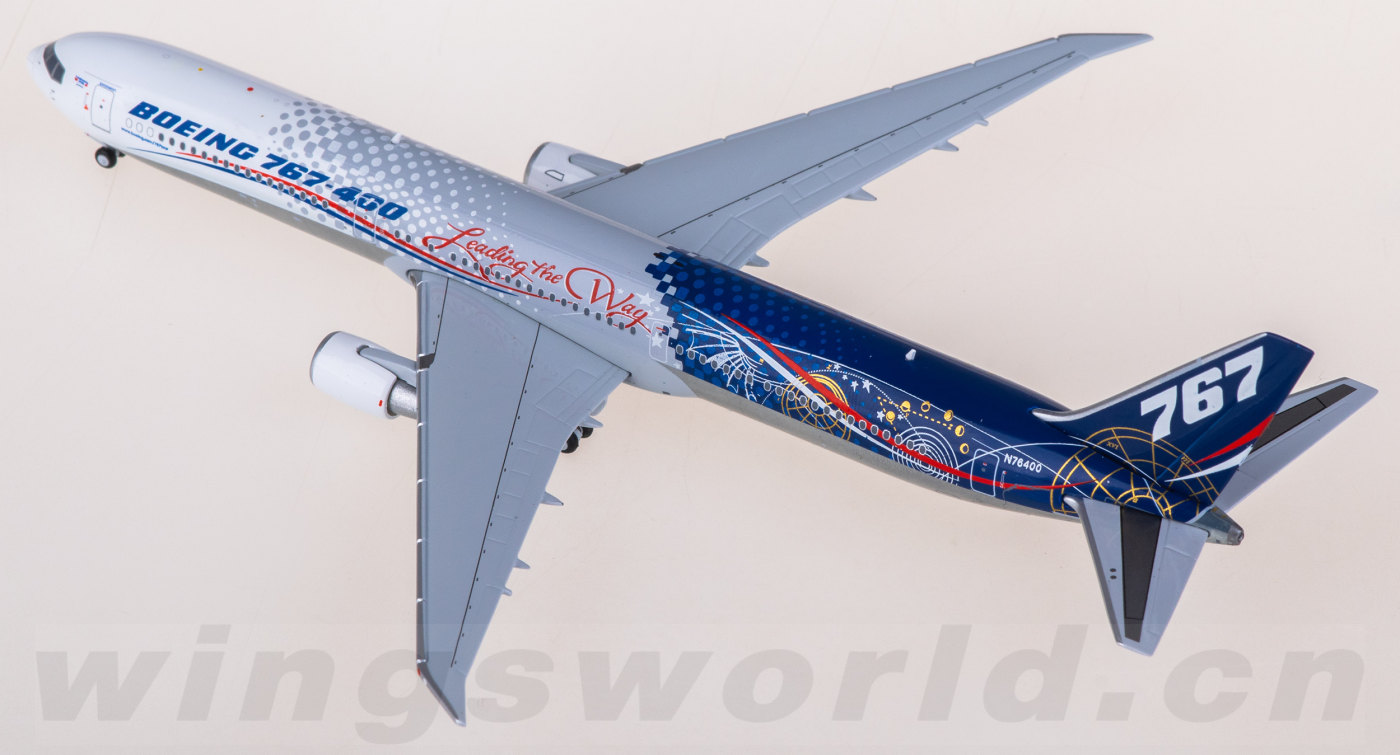 LH4369 Boeing 767-400ER N76400 JC Wings 1:400 -飞机模型世界