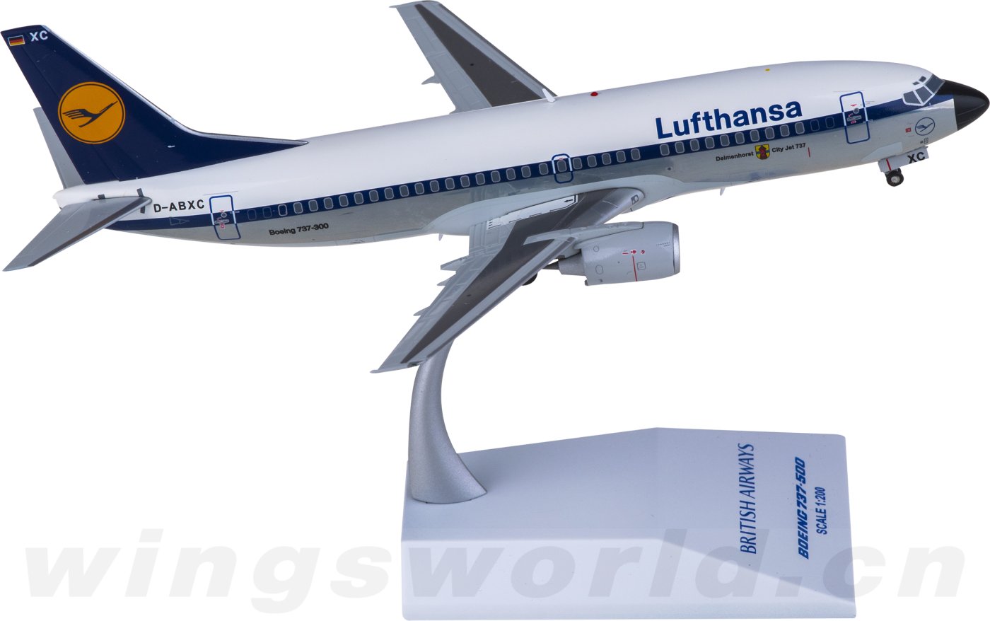 EW2733002 Lufthansa Boeing 737-300 D-ABXC JC Wings 1:200 -飞机模型世界