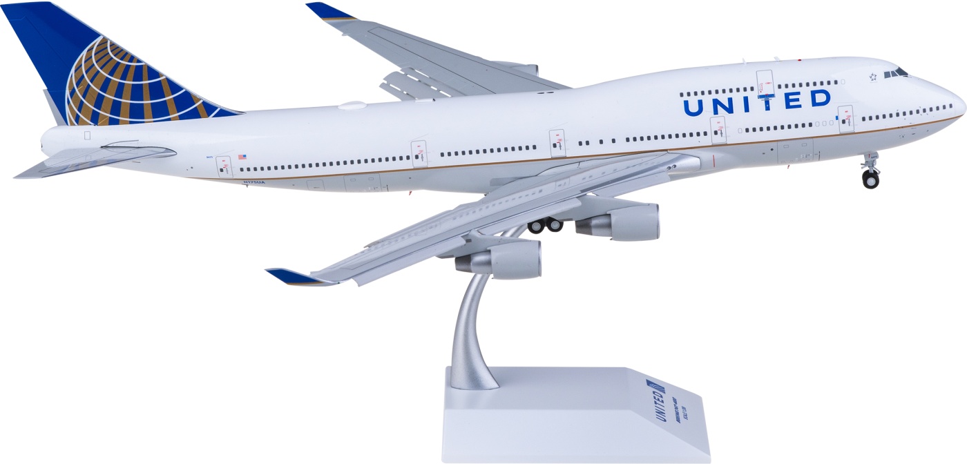 XX20520A United Airlines 美国联合航空Boeing 747-400 N175UA 襟翼