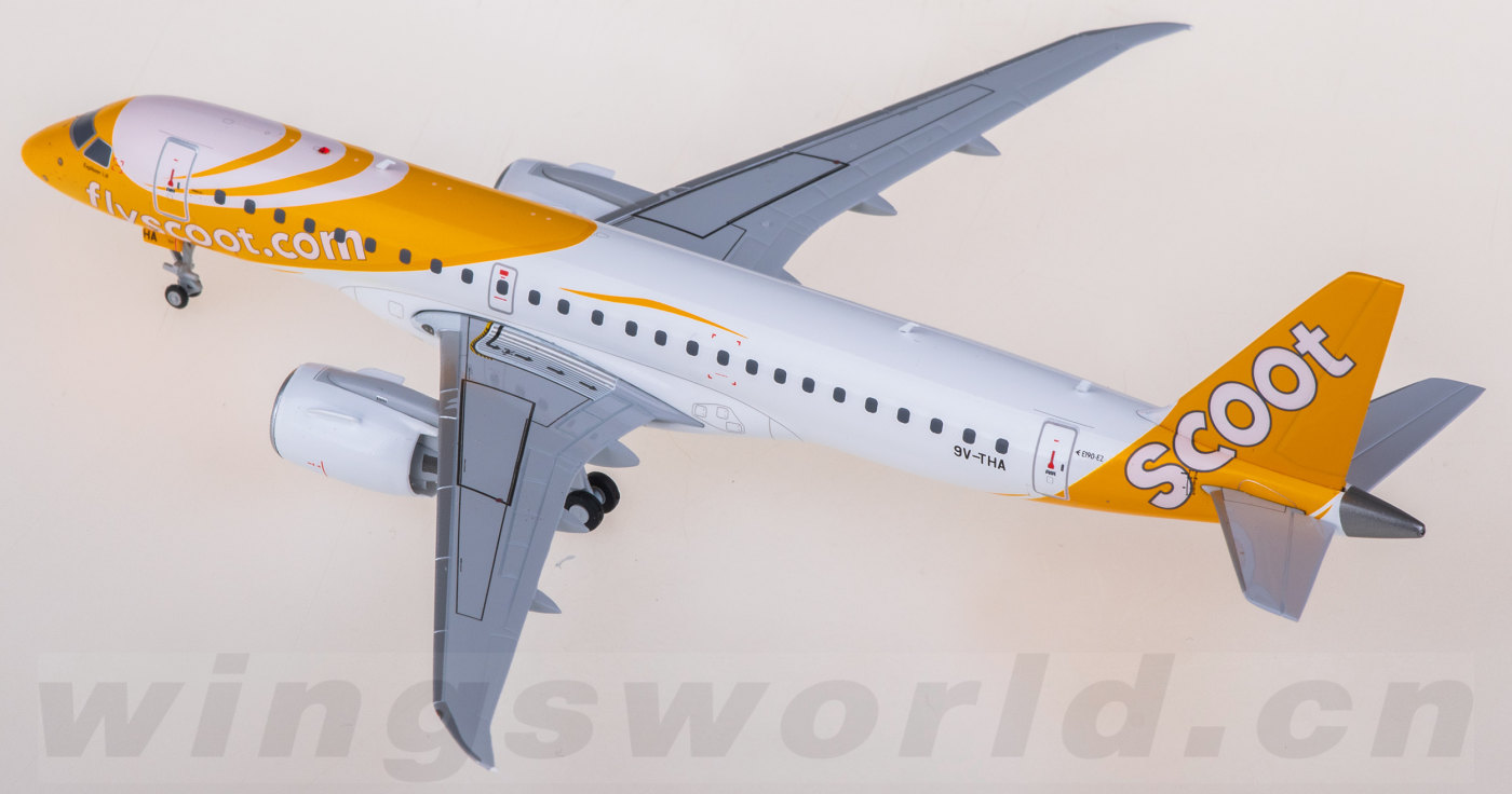 XX20476 Scoot 酷航Embraer ERJ-190E2 9V-THA JC Wings 1:200