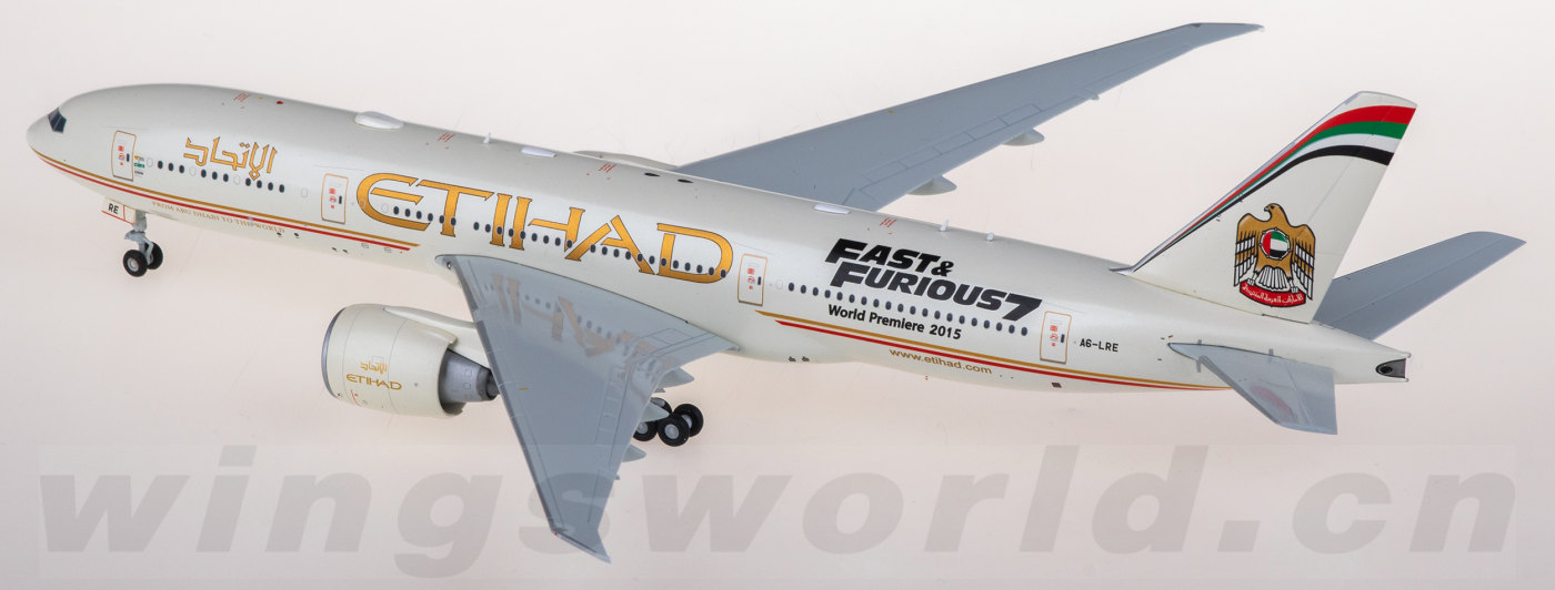Jcwings エティハド航空 777-200LR A6-LRE 1/400 1:400 JC Wings Etihad Airways Boeing B777-200LR Diecast