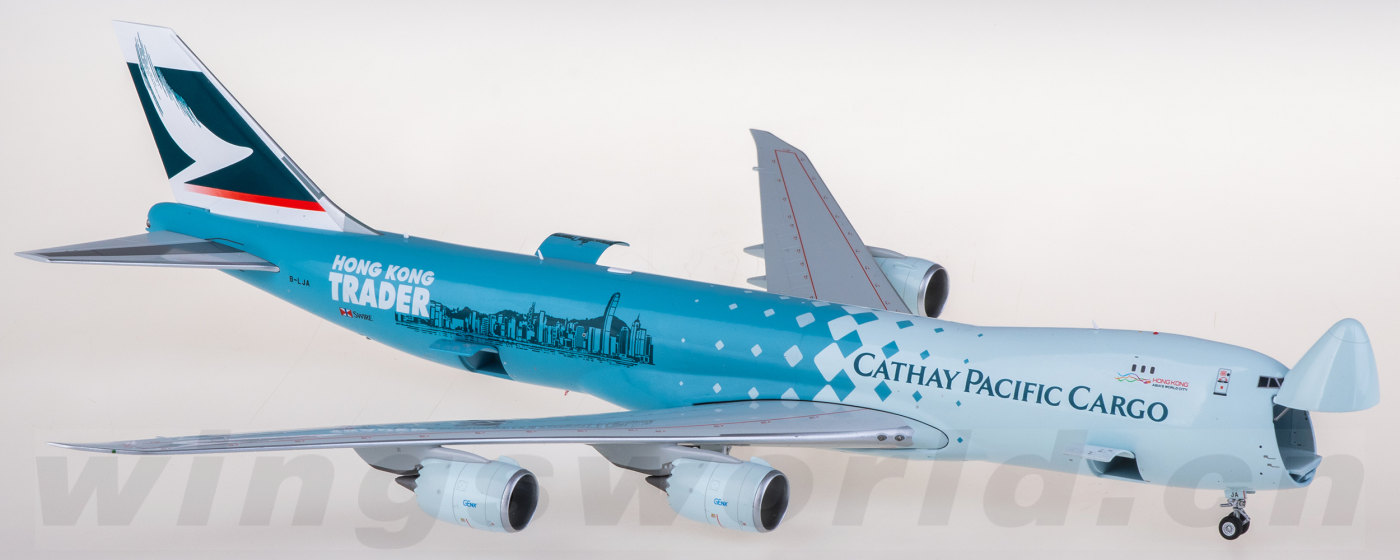 航空機・ヘリコプター SQ 1:200 Cathay Pacific B747-8F B-LJA SQ Wings 1:200 Cathay Pacific Cargo Boeing B747-8F Diecast
