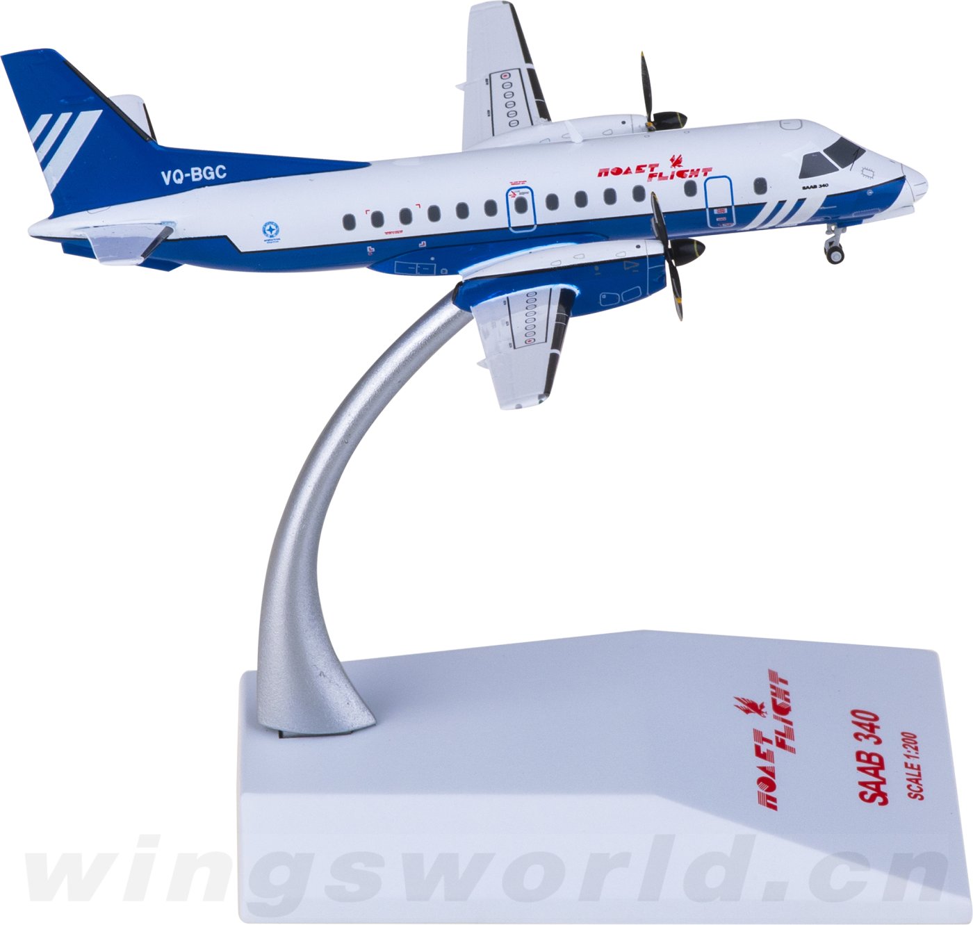 XX20464 Polet Flight Saab 340B VQ-BGC JC Wings 1:200 -飞机