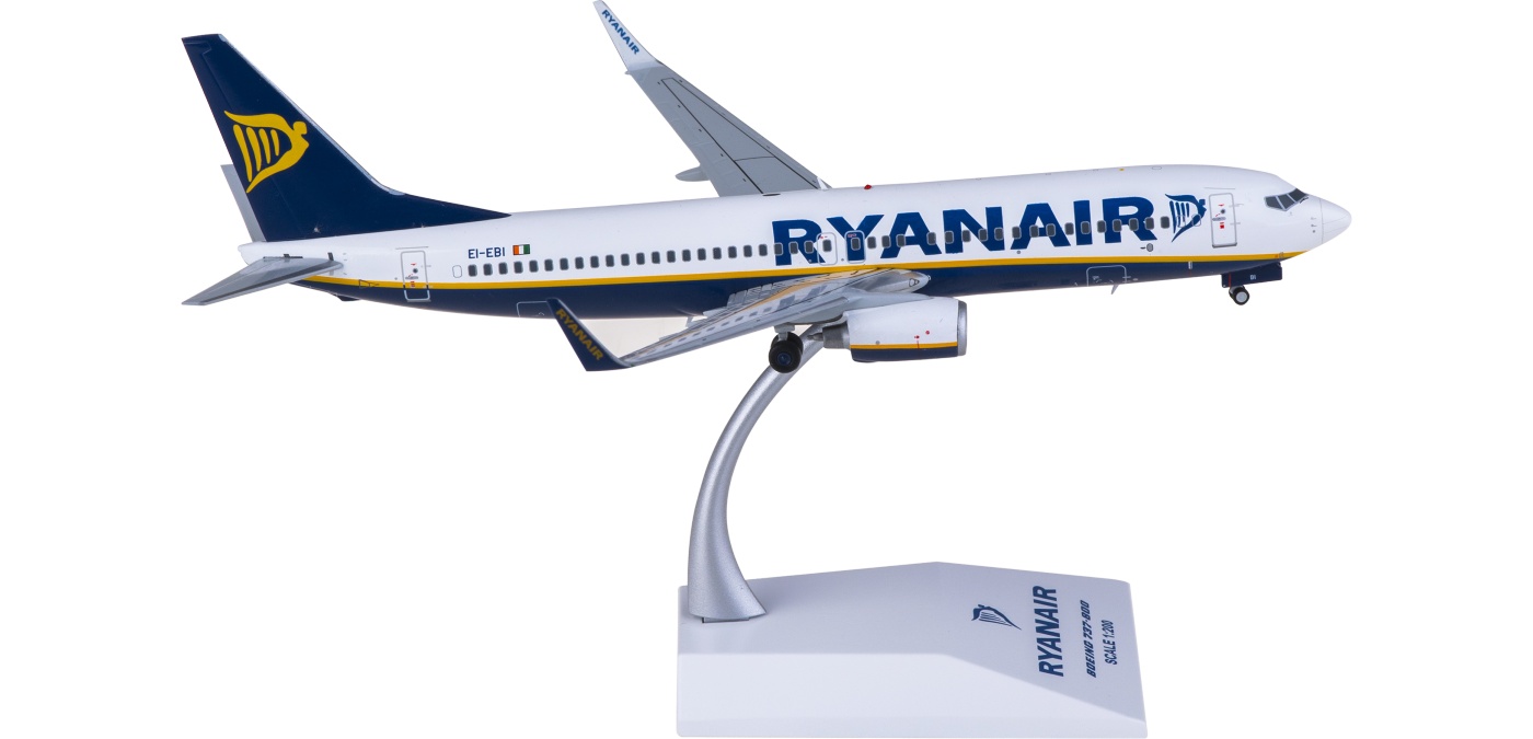 XX2492 Ryanair Boeing 737-800 EI-EBI JC Wings 1:200 -飞机模型世界